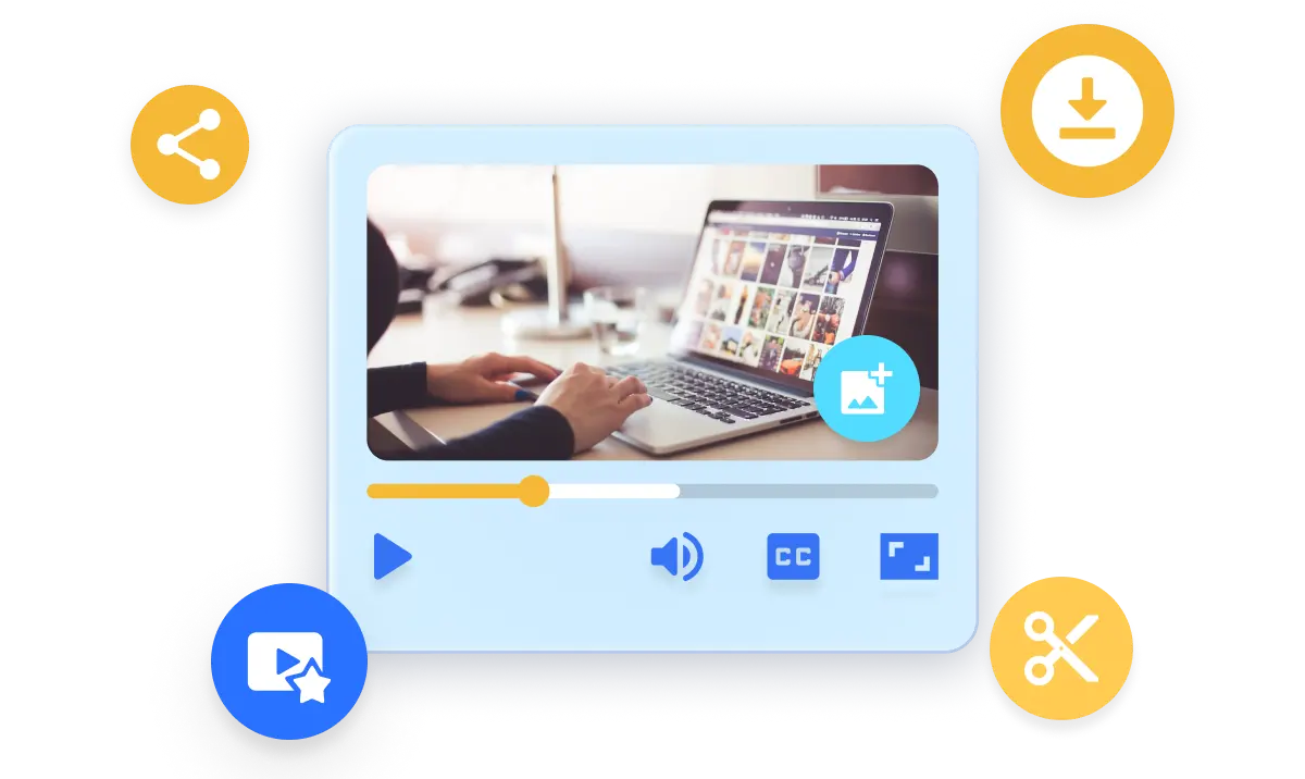 Visla personalized AI video creator interface showing multiple video use cases like marketing, onboarding, and customer support videos.